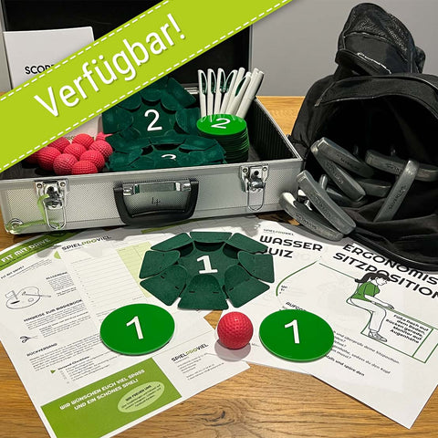 Bürogolf-Ausrüstung mieten für betrieblichen Gesundheitstag (inkl. Versand)